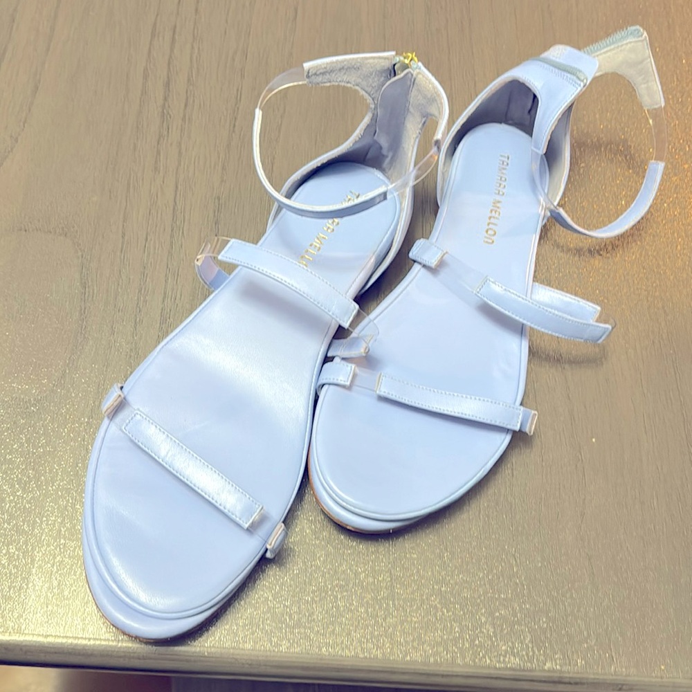 Blue sandals new with out box, Brand Tamara Mellon size 11